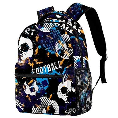 Sac de football grunge avec porte-bouteille pour éviter le désordre des affaires scolaires
