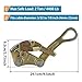 Sanbege 2T Wire Grip, Cable Gripper Puller, Steel Rope Jaw Pulling Tool for Zip Line, Barbwire, Dock Cable, Rope (5/32 Inch to 7/8 Inch)
