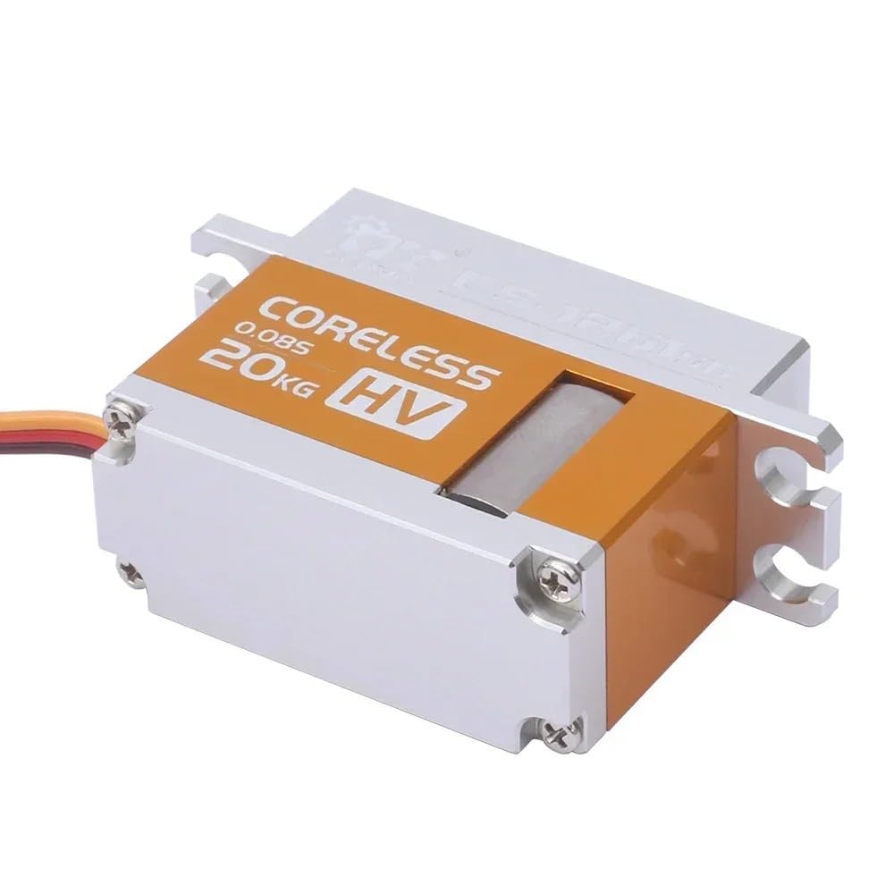Do mojego serwomechanizmu cyfrowego CS-1261SG 20 kg bezrdzeniowego (7,4 V) – całkowicie metalowe, precyzyjne koła zębate do ciężarówek, gąsienic i dronów RC w skali 1/8/10
