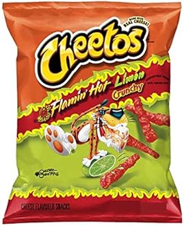 Cheetos Flamin Hot Limon, 2 ounce bags (Pack of 8)