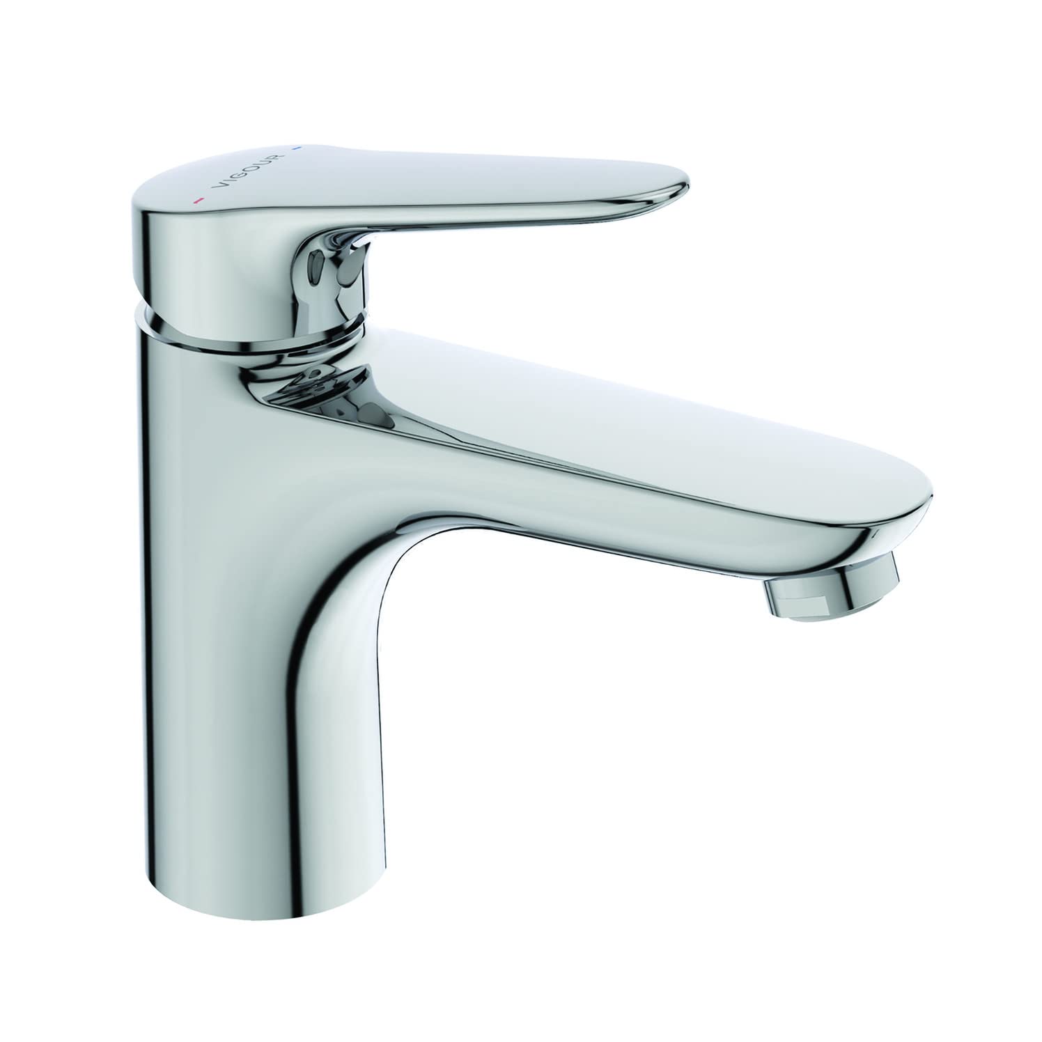 VIGOURClivia Single-Lever Washbasin Mixer Tap with Drain Fitting Chrome-Pl