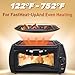 ZZBSOD Electric Countertop Oven & Pizza Maker – Adjustable Temperature for Chapati Roti Naan Lahmacun Manakish Includes Accessories