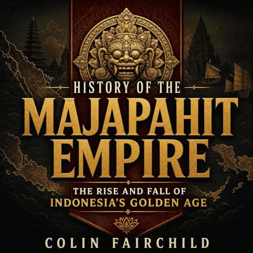 Diseño de la portada del título History of the Majapahit Empire: The Rise and Fall of Indonesia's Golden Age