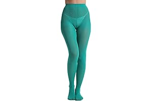 80 Denier Microfiber Teal Stockings