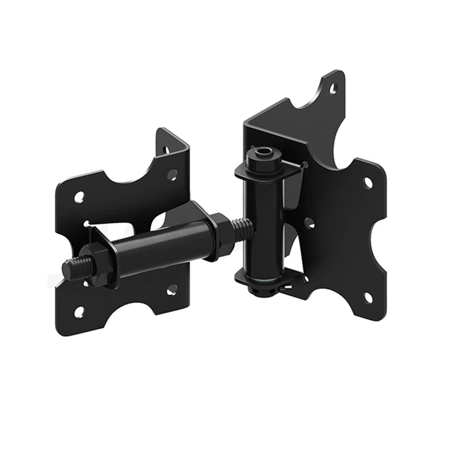 Charnière de porte oscillante avec ferme-porte souple et réglage de force
