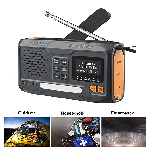 Radio manivelle Bluetooth FM pour ne jamais manquer de batterie