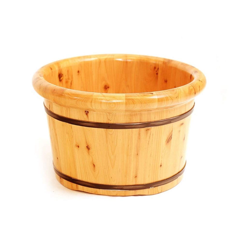 Bañera de pies de madera, bañera de pies, bañera de hidromasaje, bañera de pies para remojar los pies, cubo de madera para pedicura, piscina para pies para adultos, cubo de baño de pies. Super