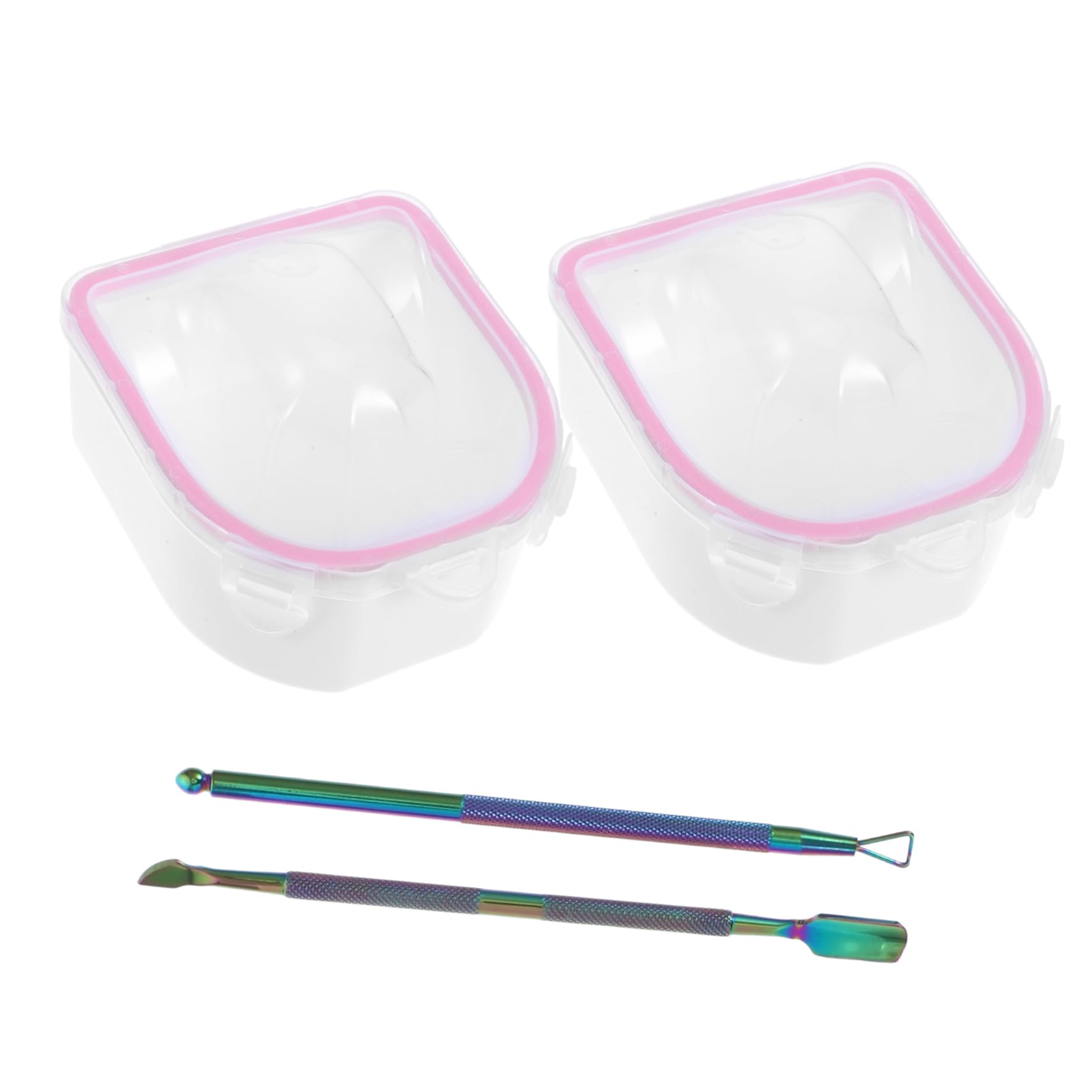 Healvian 4sätze Maniküre Schüssel Für Handpflege Teiliges Nagelsoak Schale Für Professionelle Nagelkunst Und Maniküre Zum Entfernen Von Nagelhaut Und Falschen Nägeln