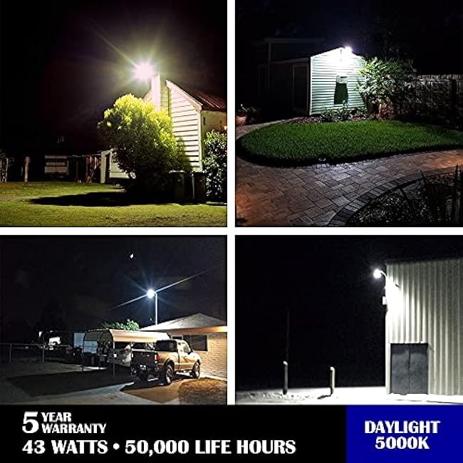 LED Barn Lights 43W 5000K Daylight Flood Light