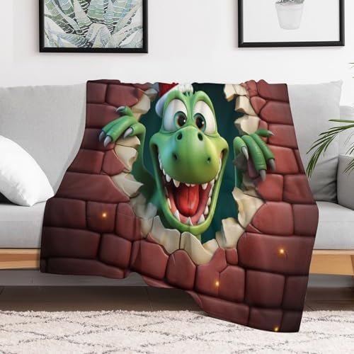 Couverture dinosaure mignon le plaid en flannel doux idéal à offrir - 3