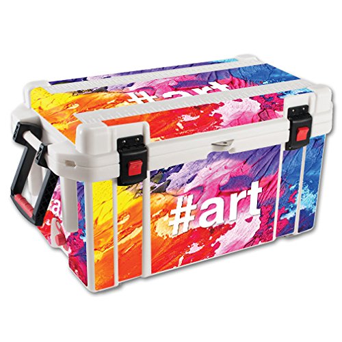 MightySkins (Cooler Not Included) Skin Compatible with Pelican 65 qt Cooler – Art | Protective, Durable, and Unique Vinyl Decal wrap Cover | Easy to Apply, Remove, and Change Styles | Made in The USA