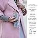 EQUA Glass Water Bottle - 25 oz - Leak Proof and BPA Free - from Borosilicate Glass and Felt Cover for Extra Protection (Rose Gold)