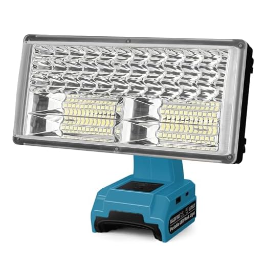 40W 4200LM Cordless LED Work Light Flashlight Compatible with Makita 18V Li-Ion Battery with 3 Lighting Modes and USB Charging Port for Job Site,Camping,Hiking, Indoor,Outdoor