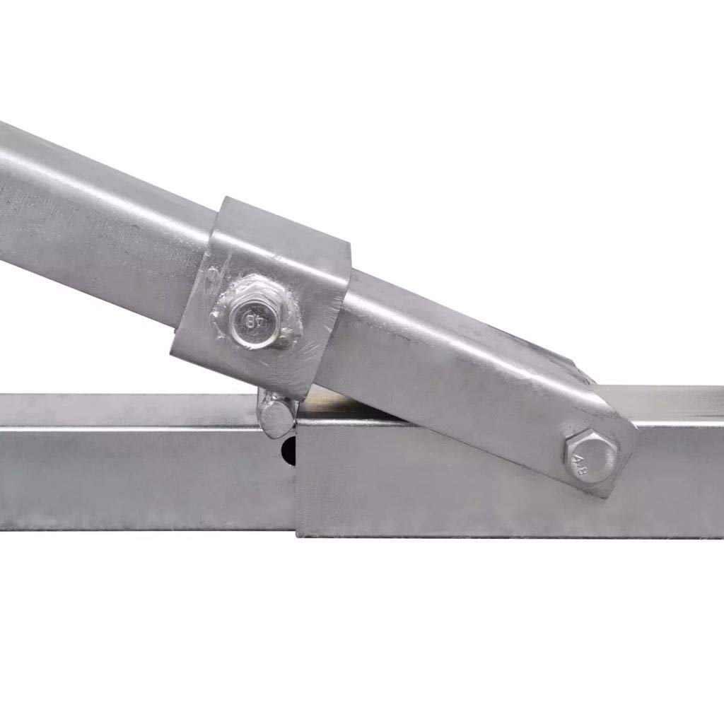 yorten Soporte Inferior Centralizador Boots Accesorios con Kielrollen Acero para Bootsanhänger Capacidad 800 kg para remolques con la Anchura de 80-124 cm