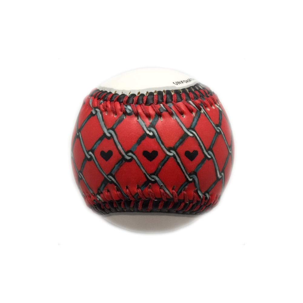 I Love You to The Centerfield Fence and Back Gift Baseball with Ball Cube