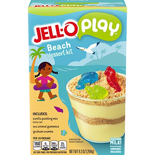 Jell-O Play Beach Cups Dessert Kit (9.3...