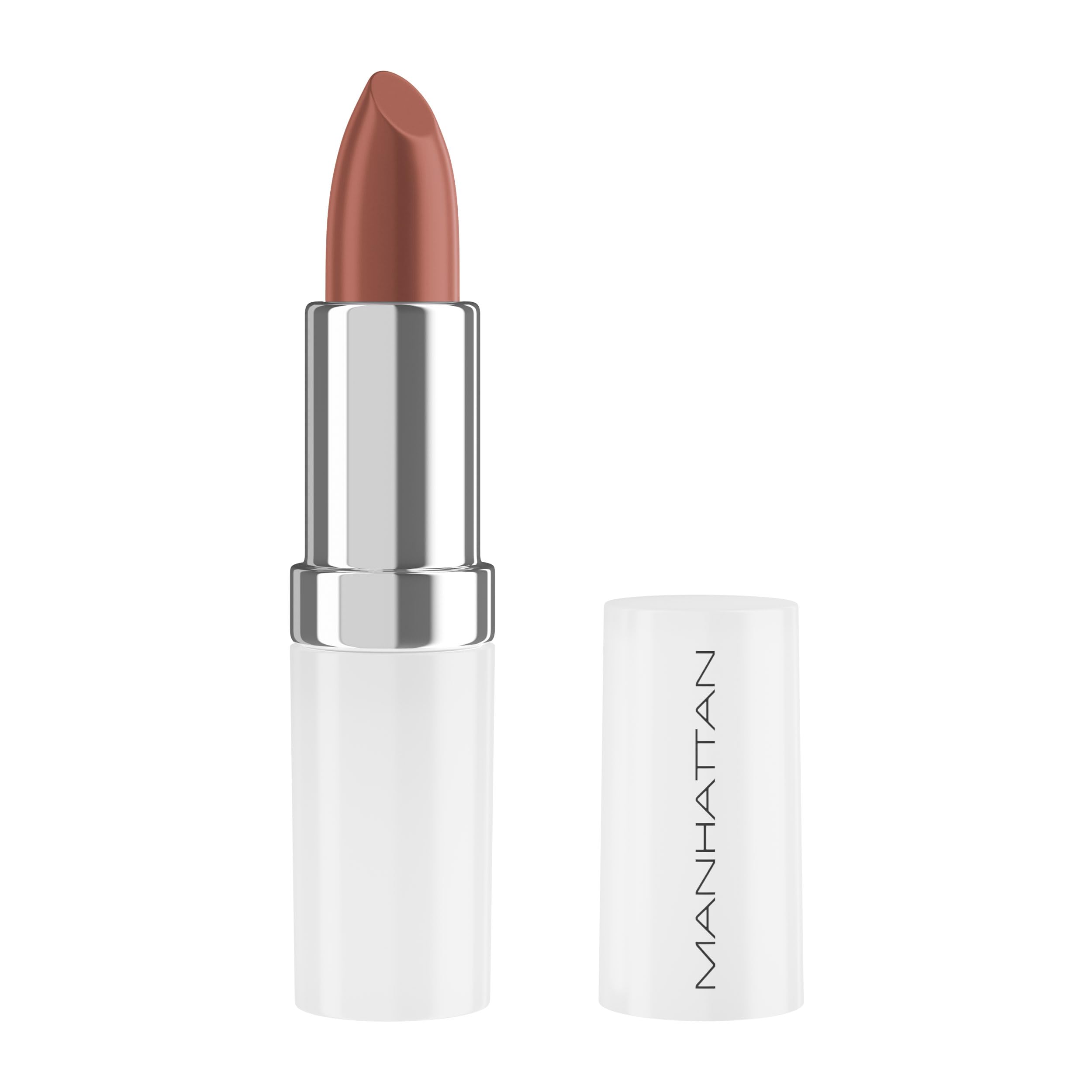Manhattan Lasting Perfection Satin Lipstick 94F, Lippenstift für intensive, langanhaltende Farbe und feuchtigkeitsspendende Pflege