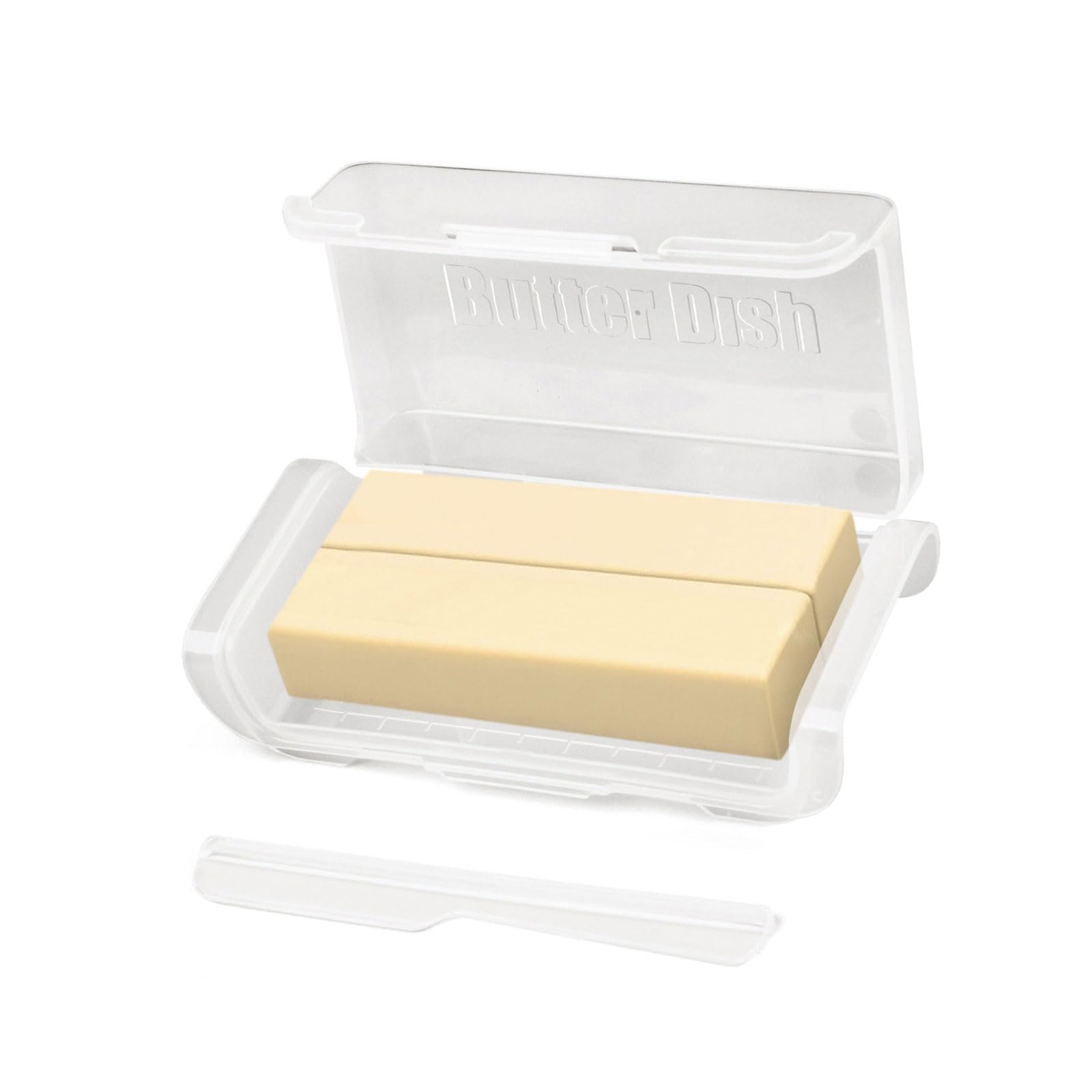 HZBB Butter Dividing Storage Box with Lid Kitchen Storage Seal Splitting Cheese Box for Fridge Countertop Fridge Organizers