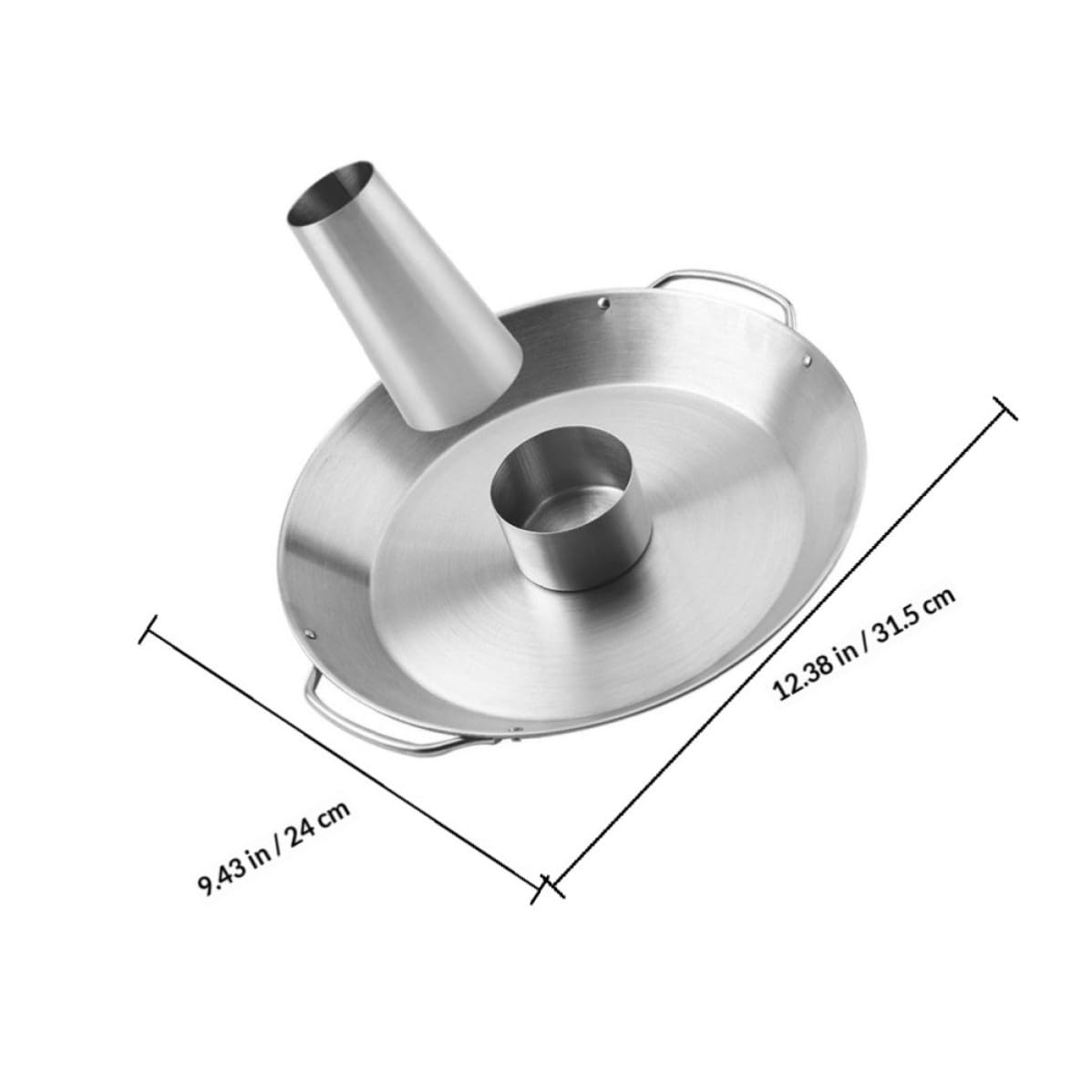 Supporto per Pollo Arrosto in Acciaio Inox Maniglia