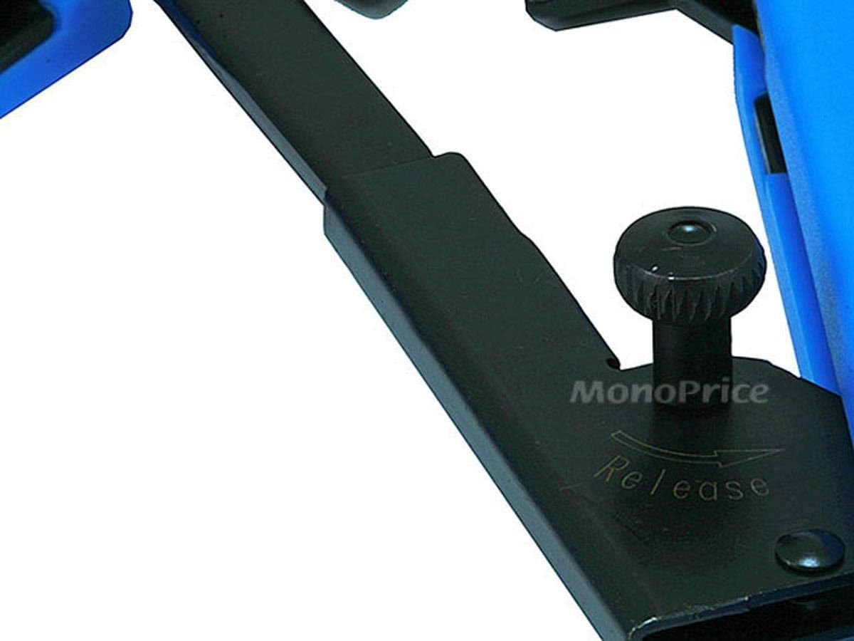 Monoprice Professional Modular Crimping Tool - Crimps, Strips, and Cuts Tool with Ratchet, Blue