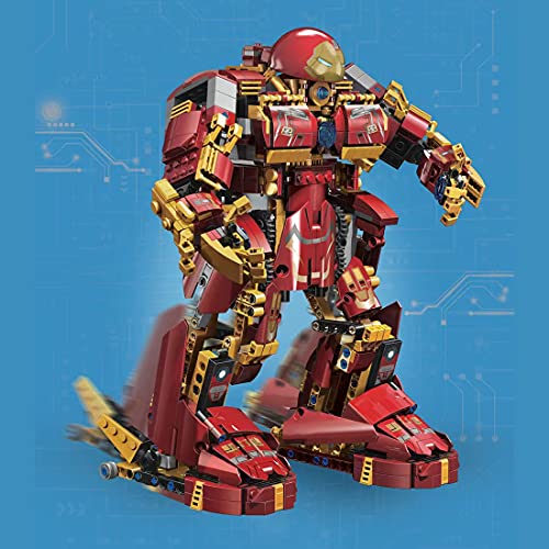 xSuper Technik 1000+Pcs Fernbedienung Stahl Roboter Modell DIY Baustein Spielzeug Roboter Bauspielzeug für 5 6 7 8 9… – Bild 5