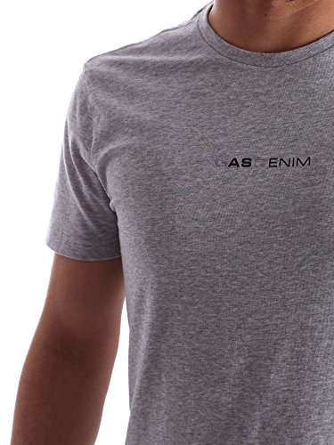 Gas Jeans Scuba T-Shirt, Verde (Grey Melange)