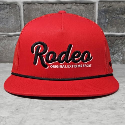 Image of Vexil American Rancher Adjustable Snapback Western Lifestyle Rodeo Southwest Inspired Meshback Hat