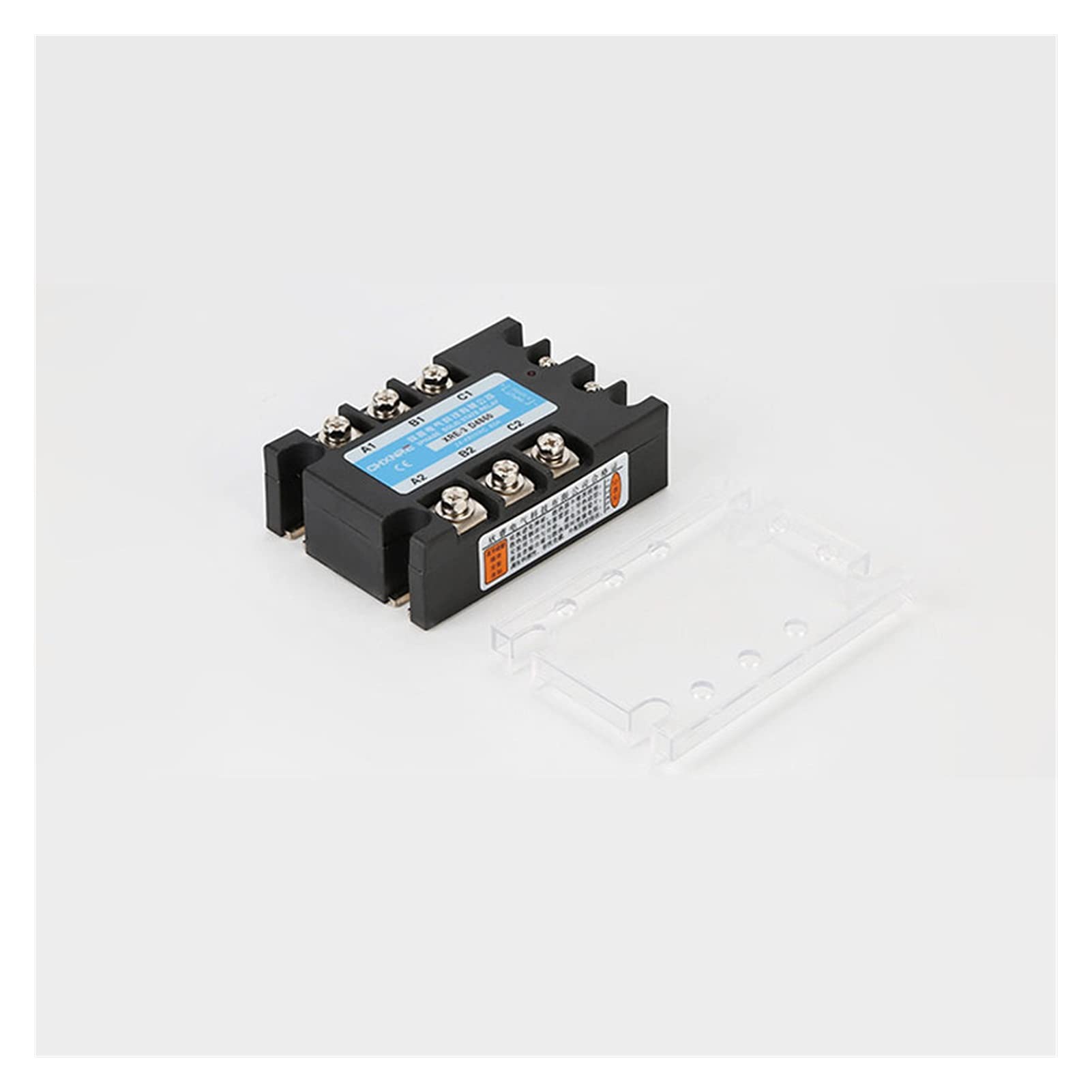 Relé de Estado sólido Carcasa plástico 25A ~ 200A DA AA Control CC trifásico AC 480V relé SSR-25DA 40DA 60DA