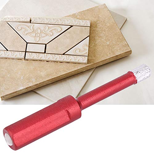 Broca de diamante para cerámica, vidrio y piedra, broca seca para perforación sin agua, diámetro 6 mm miniatura 3