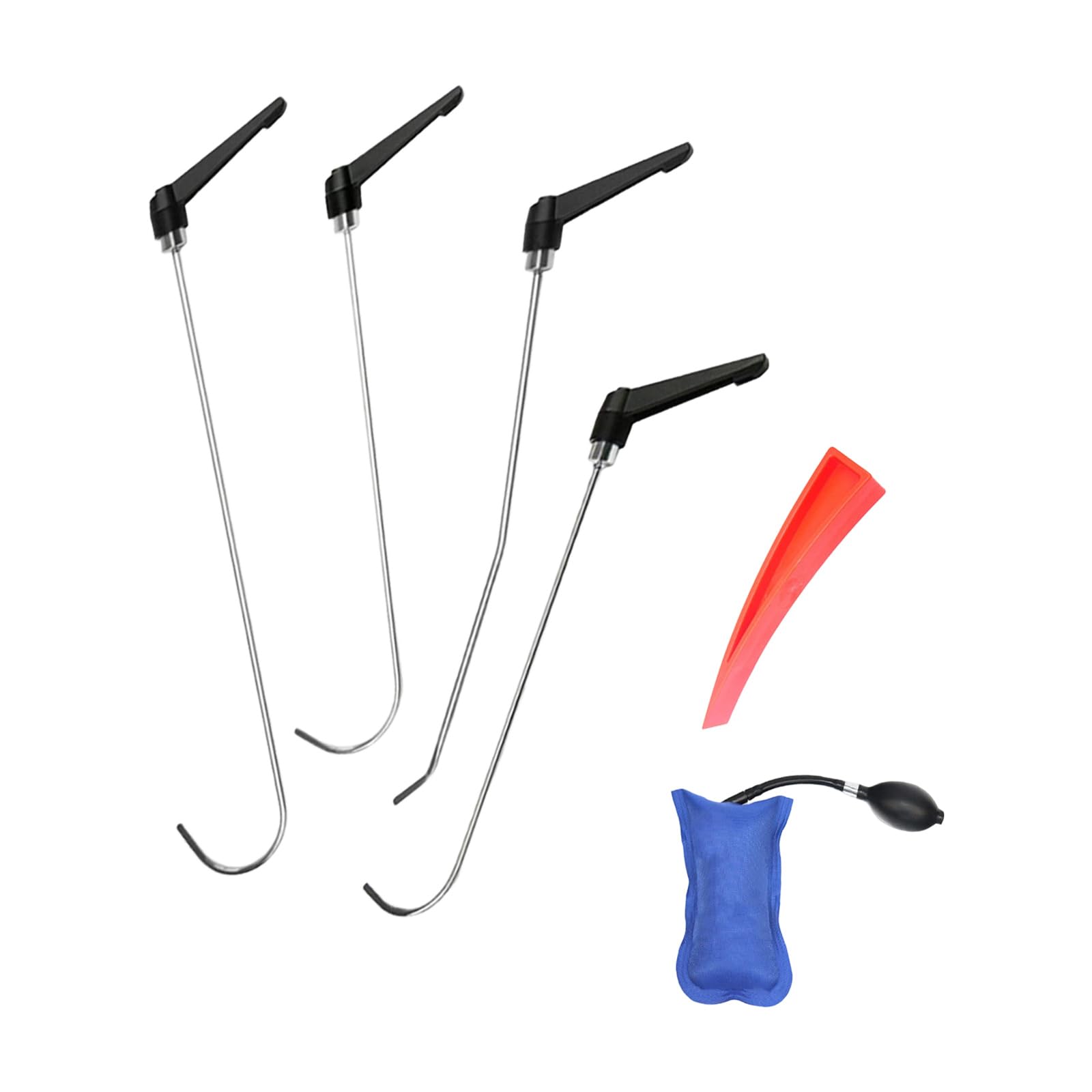 4Pcs Ergonomic Auto Puller Equipment Automotive Panel Repair Equipment Car Damage Removal Repair Denting Car Body