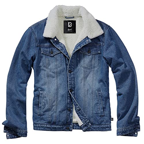 Brandit Sherpa Denim Jacket, Farbe: denim blue, Größe: 5XL