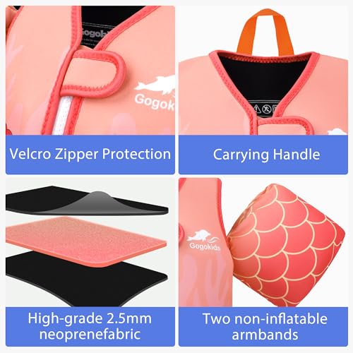 Image of Gogokids Puddle Float Jumper 33-66 Pounds, Toddler Swim Vest Kids Floaties