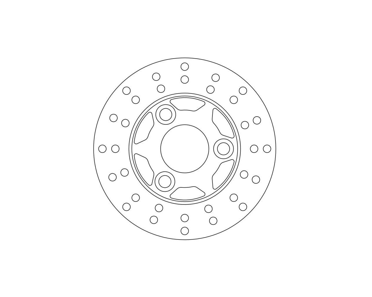 Ferodo Disco de freno fmd0001r (Discos de Freno Moto)/Brake Disc fmd0001r (Motorcycle duro)