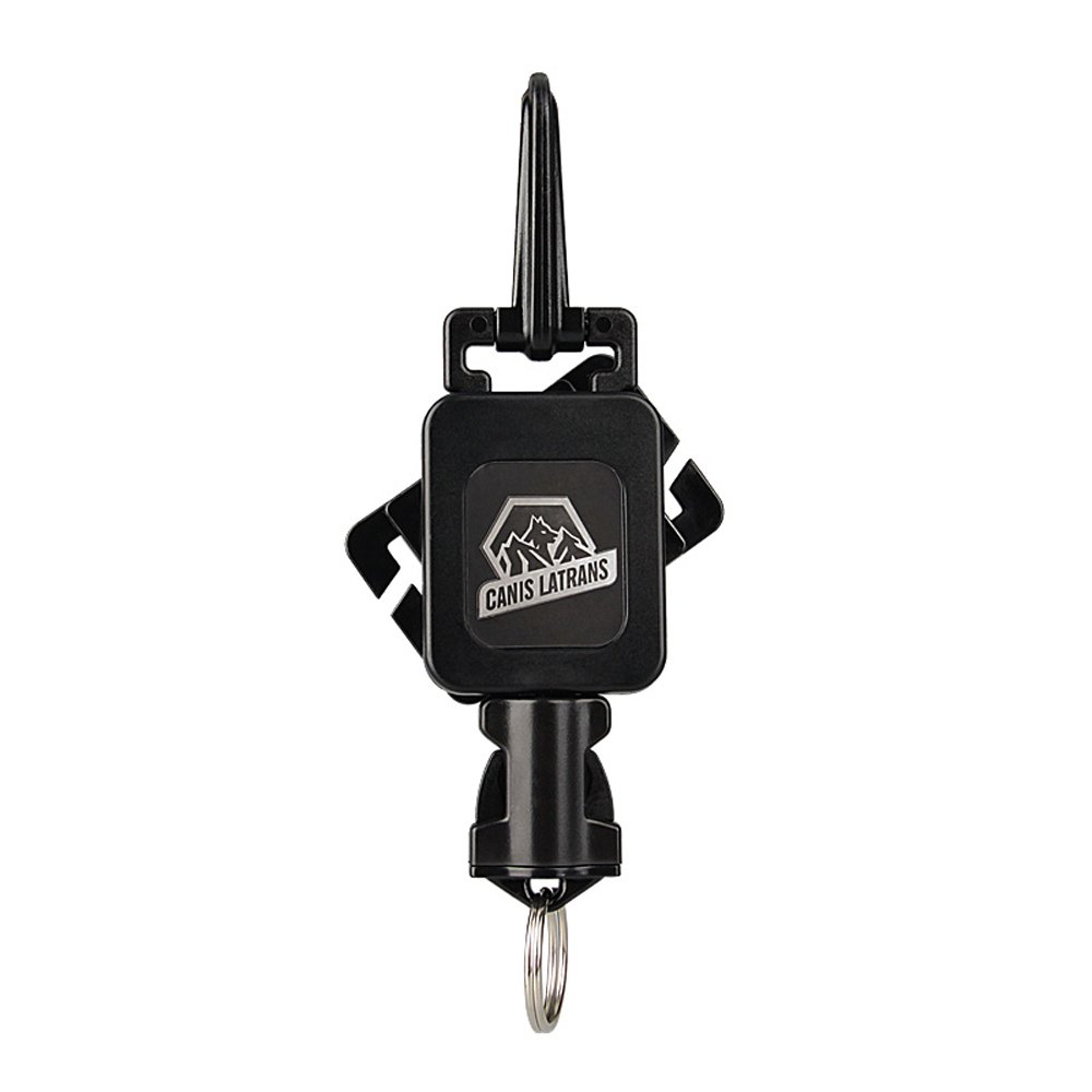 E.T Dragon Tactical 360 Degree Swivel Mount 75-85cm Extension Gear Retractor with Heavy Duty Split-Ring Quk Connect Snap Clip Mount or Bracket Mount Great for Tools, Flashlights & Guages!