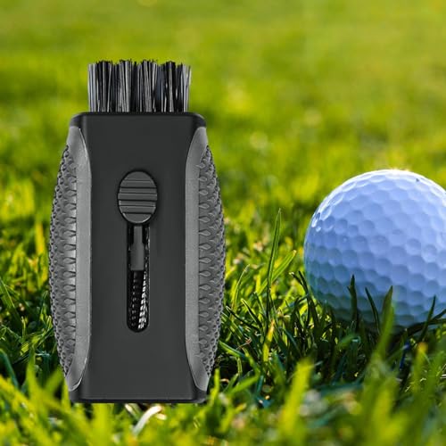 Cepillo de golf portátil de bolsillo para limpiar estrías de bolas 6