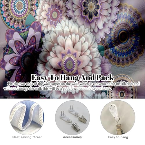 Tapiz de pared mandala bohemio para transformar tu dormitorio en un santuario relajante 5