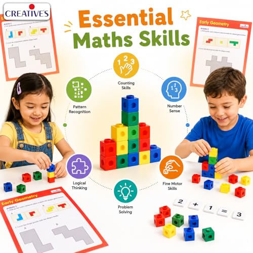 Image of Creative's Early Maths - STEM Educational Game for Kids, Learn Counting, Numbers, Sorting & Patterns, Addition, Subtraction & Geometry, Fun Learning Toy for Ages 5+