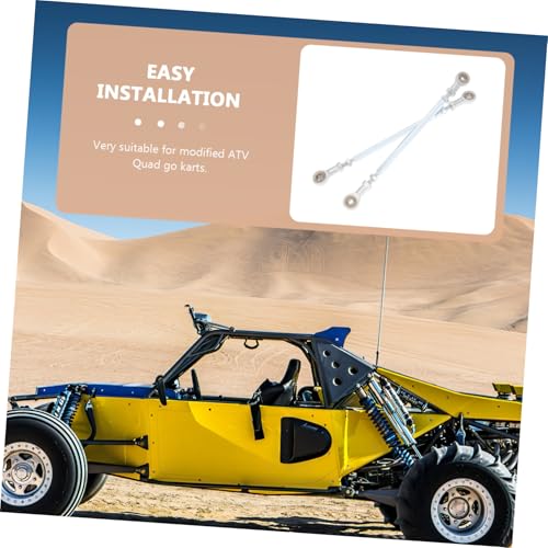 Rotule de direction de remplacement pour quad accessoire de tige de direction argenté - 4