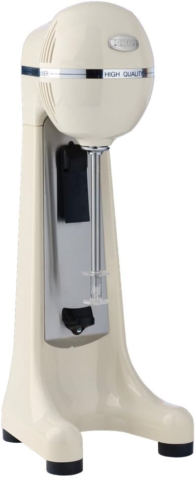 Johny Frappe Maker - 400 Watt 2 Speed Commercial Drink Mixer – Electric Milk Shake Maker/AK/2-5T-ECO-PR-E.U (Beige)