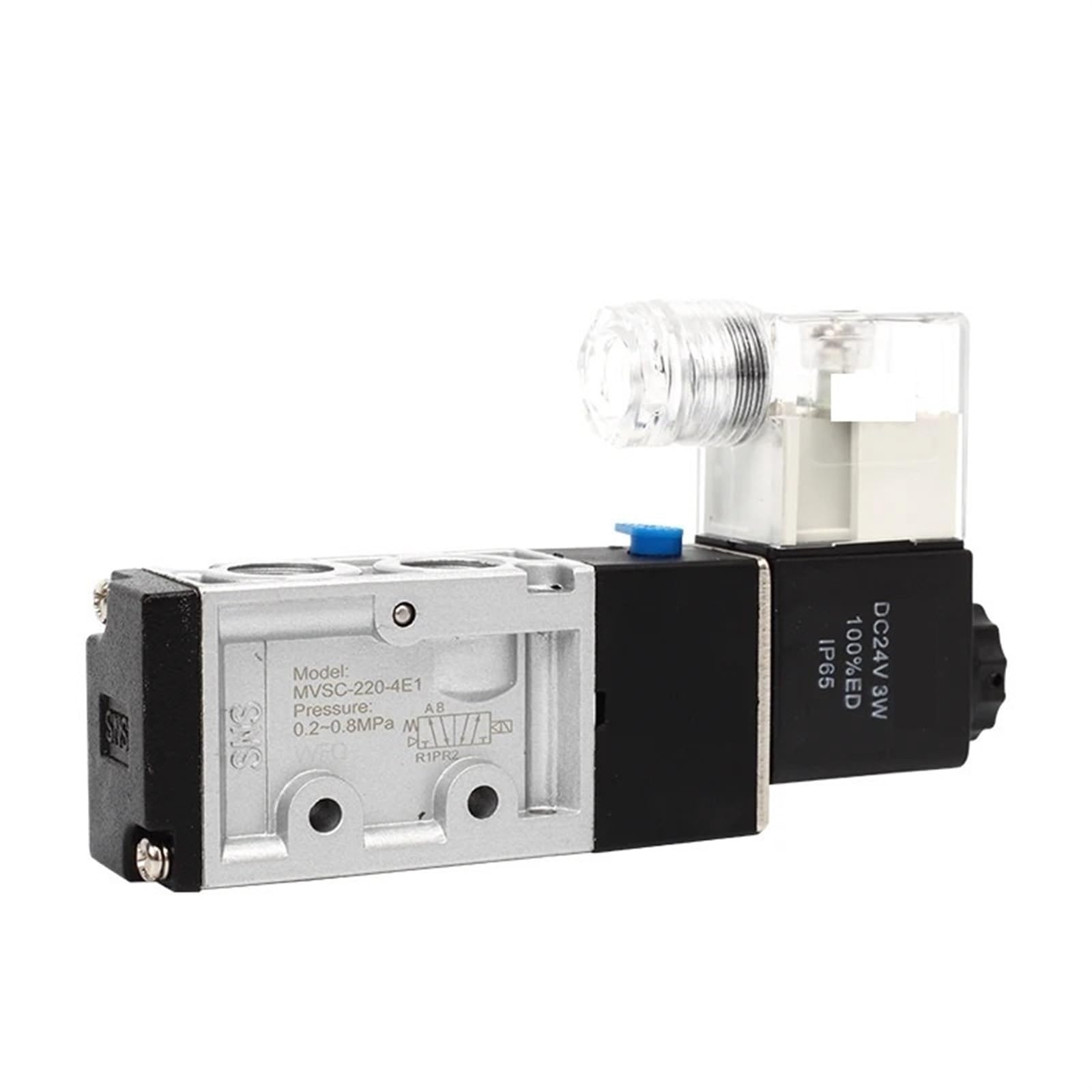 Válvula Solenoide neumática MVSC 220 MVSC220-4E1 Válvula de Control de 5 vías y 2 posiciones 1 Uds.(Size:AC220V)
