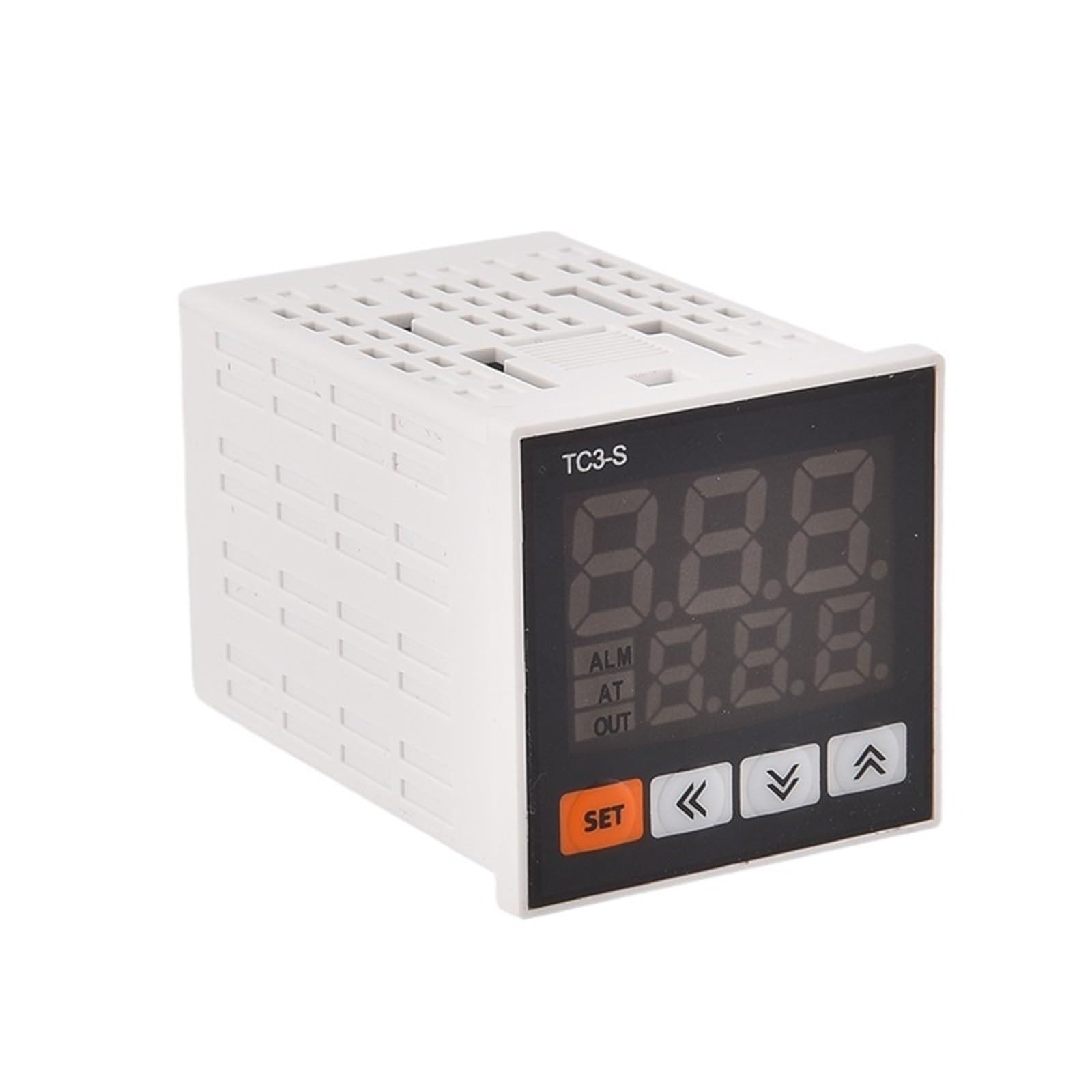 1PCS TC3 Series Digital Display Temperature Controller AC85-265V Universal Input Double Output PID Control Thermostat(TC3-H)