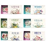 Perfektes Geschenk: Schöne Verpackung, da ein Geschenk auch gut für Freunde, Kinder, Jugendliche ist. 6 Schachteln mit einzeln verpackten Themenaufklebern, die Sie auch mit ihnen teilen können.