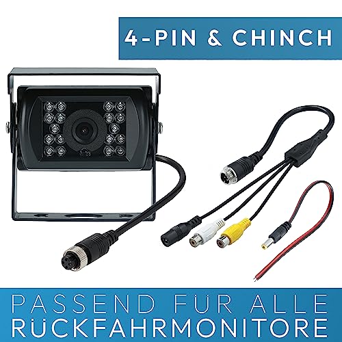 VSG24 Camper HD Rückfahrkamera Wohnmobil Wohnwagen/Rückfahrsystem Camera/Nachtsicht &...
