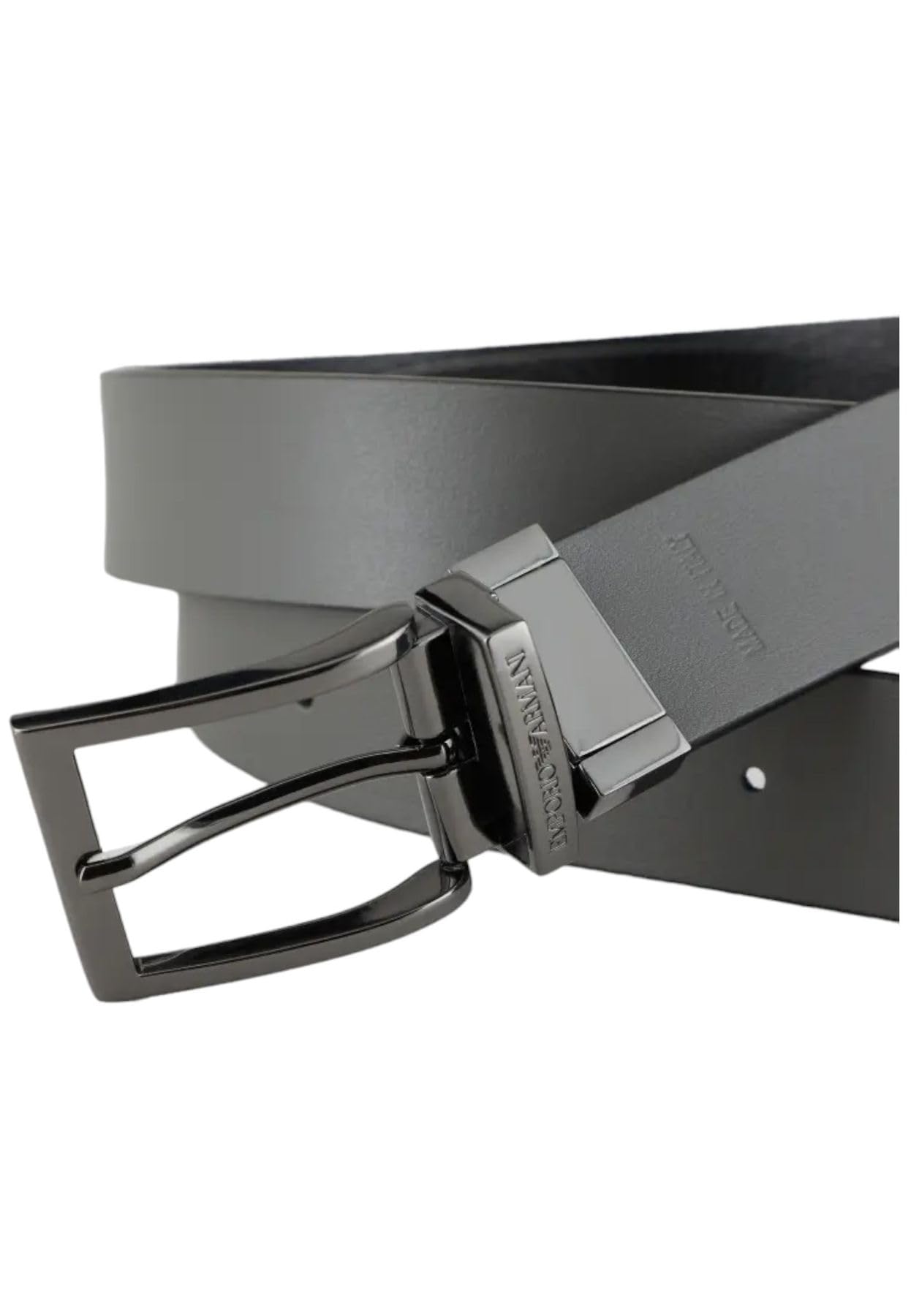 Emporio Armani Cintura Nera Da Uomo Reverse