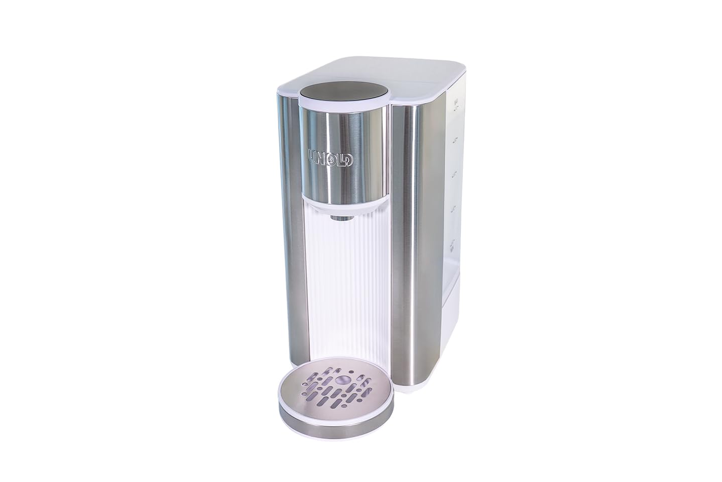 Unold 18610 Express Heißwasserbereiter Ava Weiß, Wasserkocher, Teekocher, Wasserbereiter, 6 Temperatureinstellungen, 2,5 Liter Wassertank, Touch-Display, 3 verschiedene Mengeneinstellungen, 2200-2600W