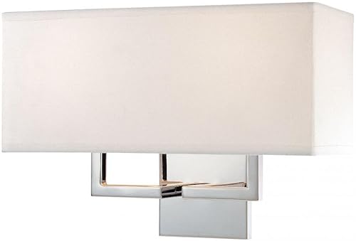 George Kovacs P472-077, aplique de pared de 2 luces, cromado