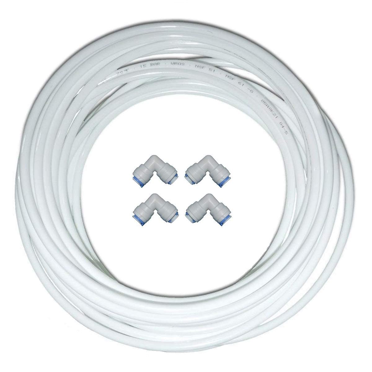 Care N Made® RO Pipe 1/4"(6mm) 10 Meter White with 4 x 1/4" Push Fit Connector Suitable for RO Water Purifier (B09PGQFHC3) Amazon Price History, Amazon Price Tracker