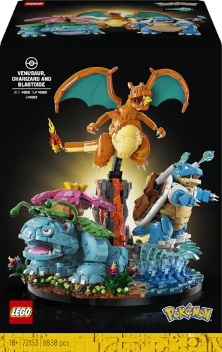LEGO Pokémon Florizarre, Dracaufeu et Tortank 72153