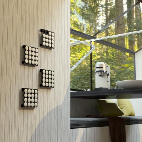 Suporte Porta Organizador De Parede Compatível com Até 16 Cápsulas de Café Nespresso