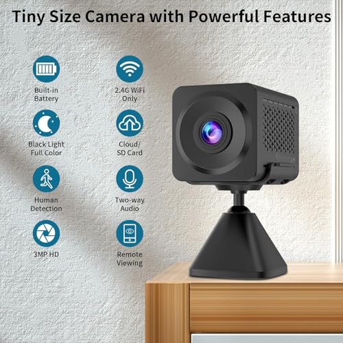 Image of VSTARCAM 2K Security Camera, Built-in Battery, Low-Light Full-Color Night Vision, Motion Detection, Siren, 2-Way Audio, Remote Viewing, Cloud & SD Card Storage (up to 256GB)